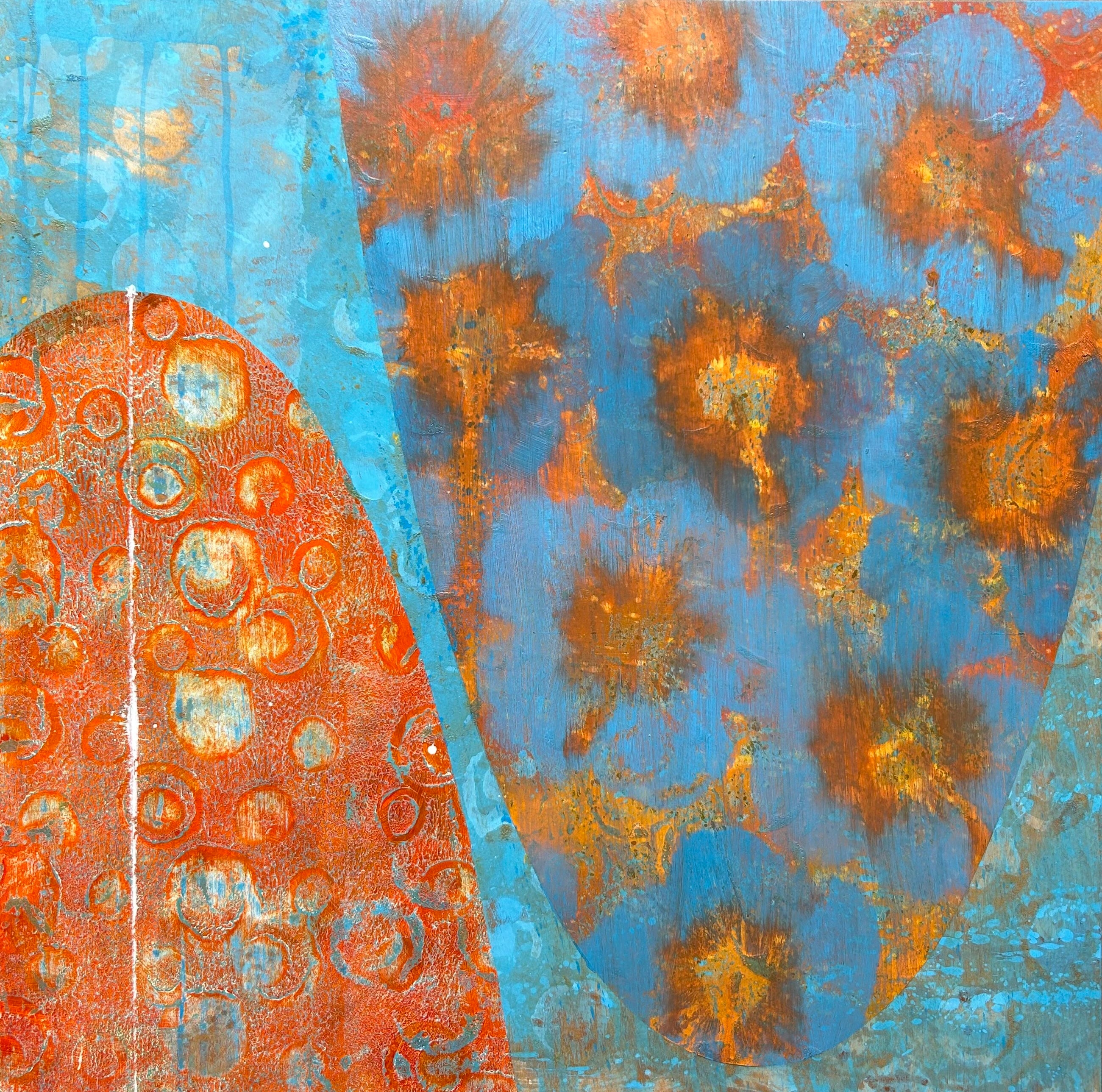 Almost Kissing (Hyacinth) by Carol Bennett - Tiffany's Art Agency - Carol Bennett