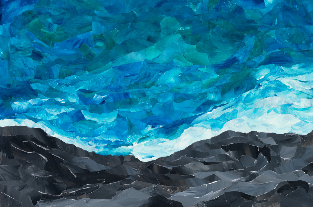 Black Sand Beach by Mary Spears - Tiffany's Art Agency - Mary Spears