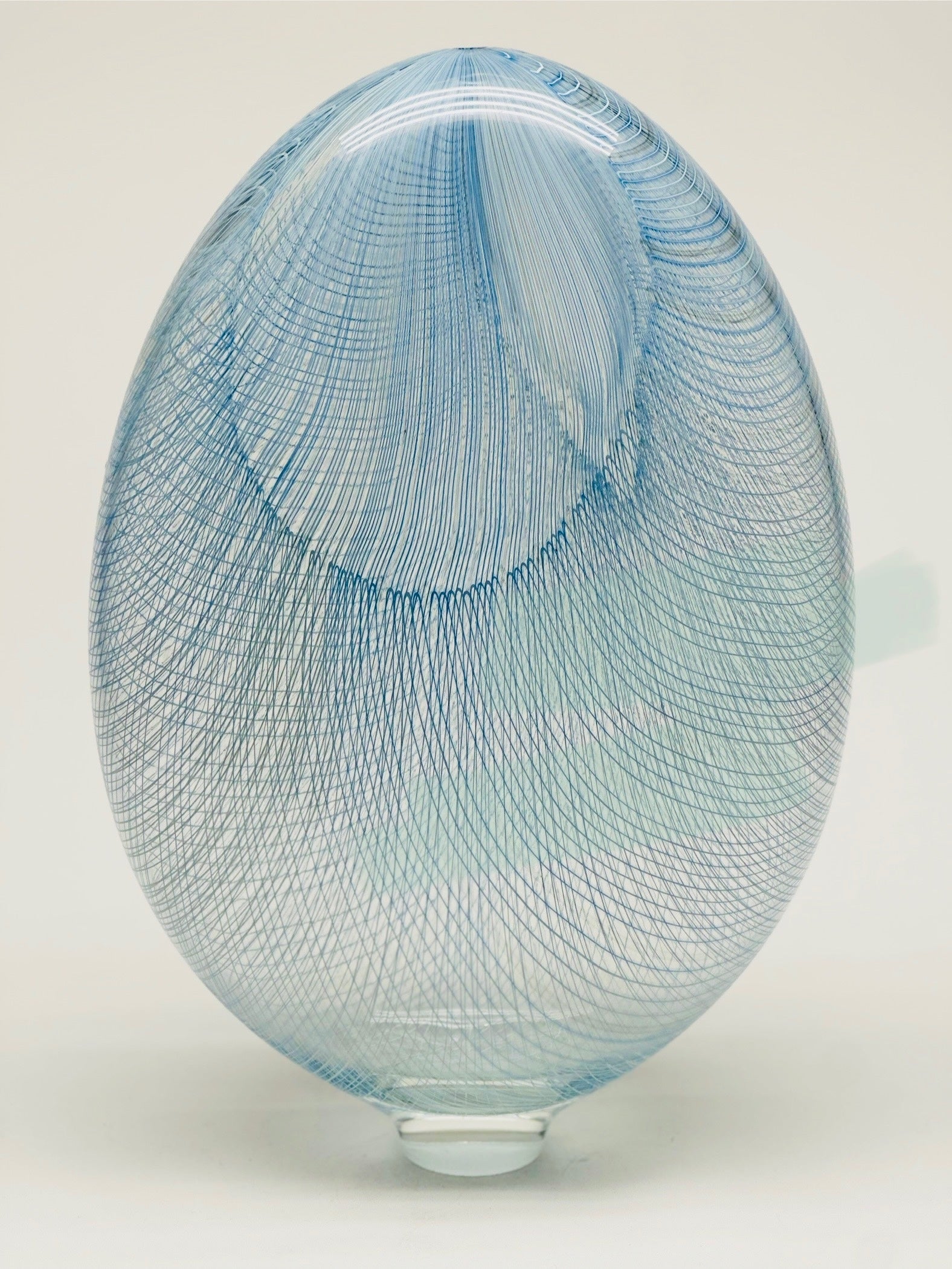 Blue White Net by Tobias Mohl