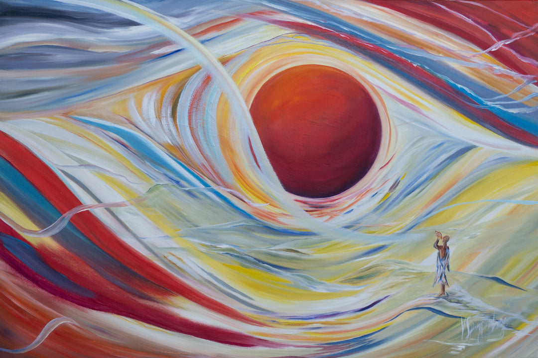 Eyeball of the Sun by Valeria Mastrascusa - Tiffany's Art Agency - Valeria Mastrascusa