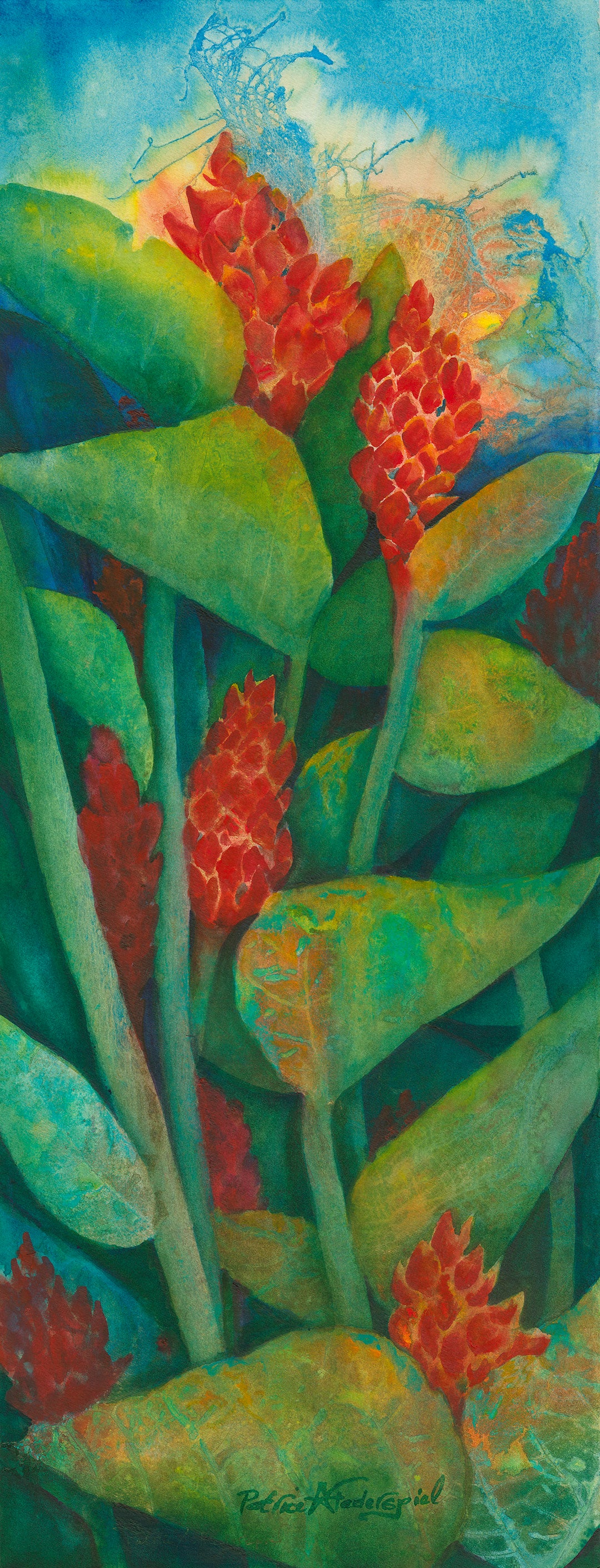 Ginger Rising by Patrice Federspiel - Tiffany's Art Agency - Patrice Federspiel
