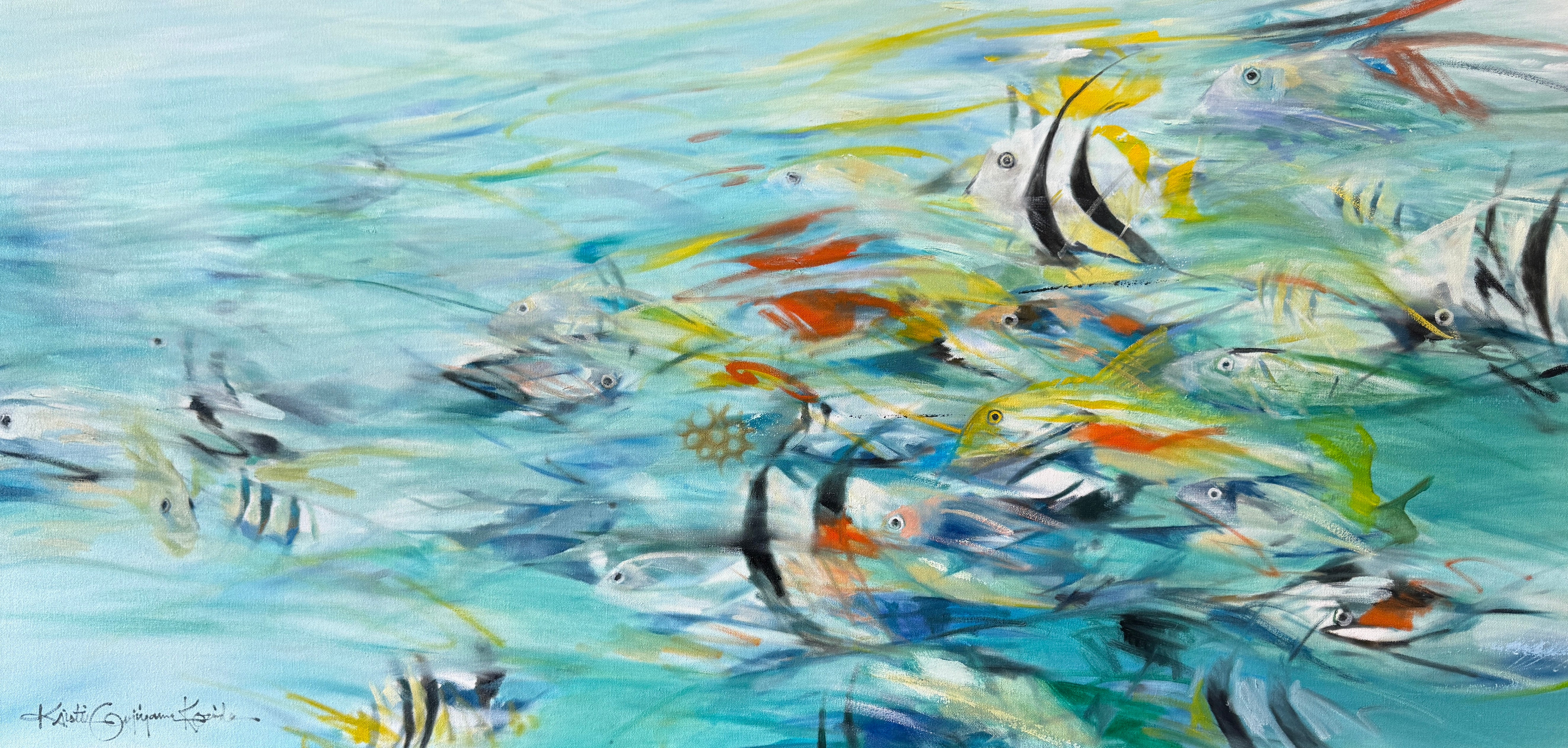 Happy Place by Kristie Kosmides - Tiffany's Art Agency - Kristie Kosmides