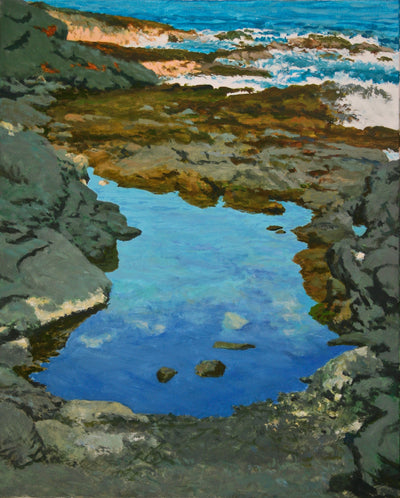Tide Pools at Punalu'u by Peter Loftus - Tiffany's Art Agency - Peter Loftus