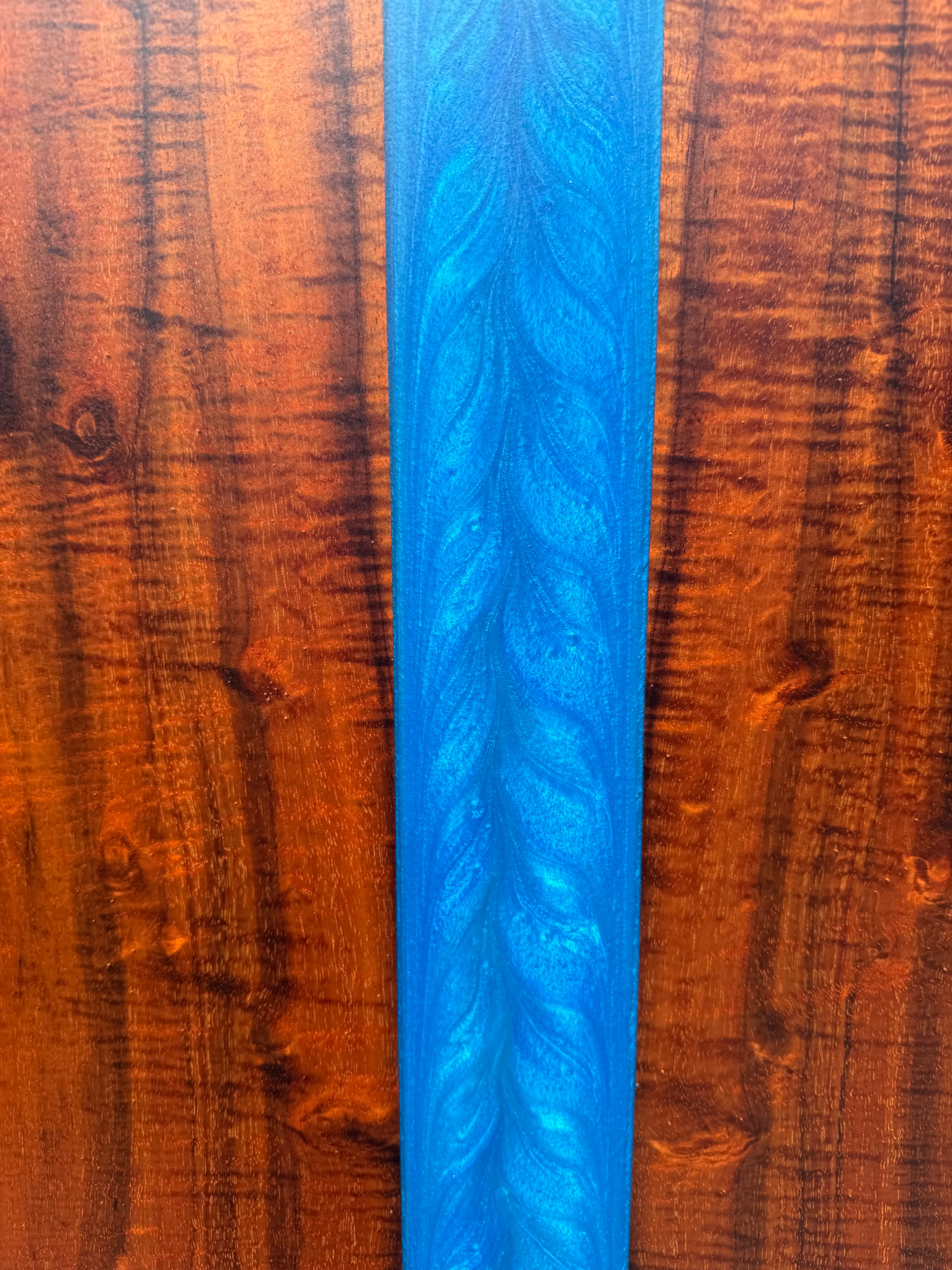 Aloha Surfboard Brilliant Blue 78 by Timothy Allan Shafto - Tiffany's Art Agency