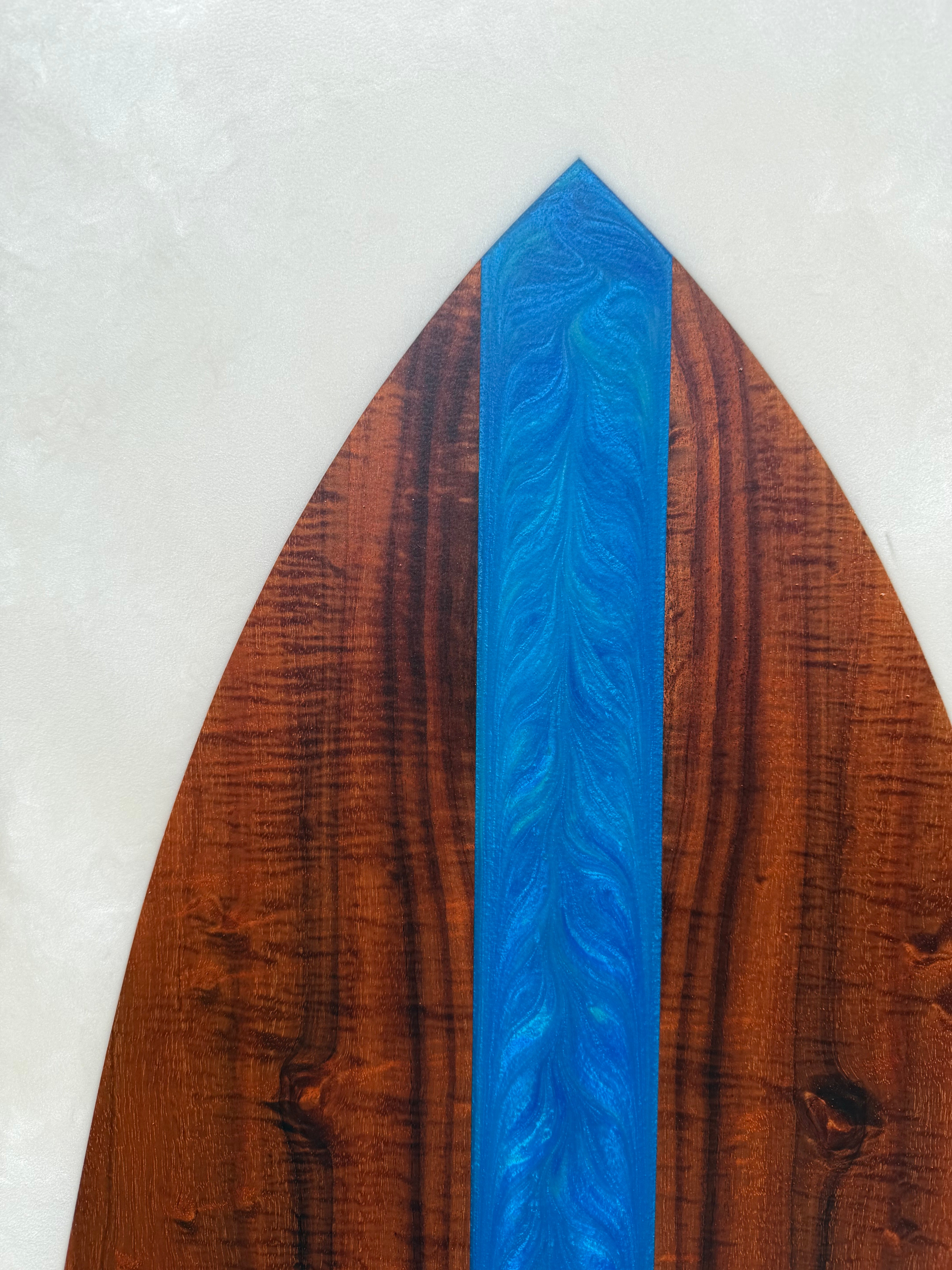 Aloha Surfboard Brilliant Blue 78 by Timothy Allan Shafto - Tiffany's Art Agency