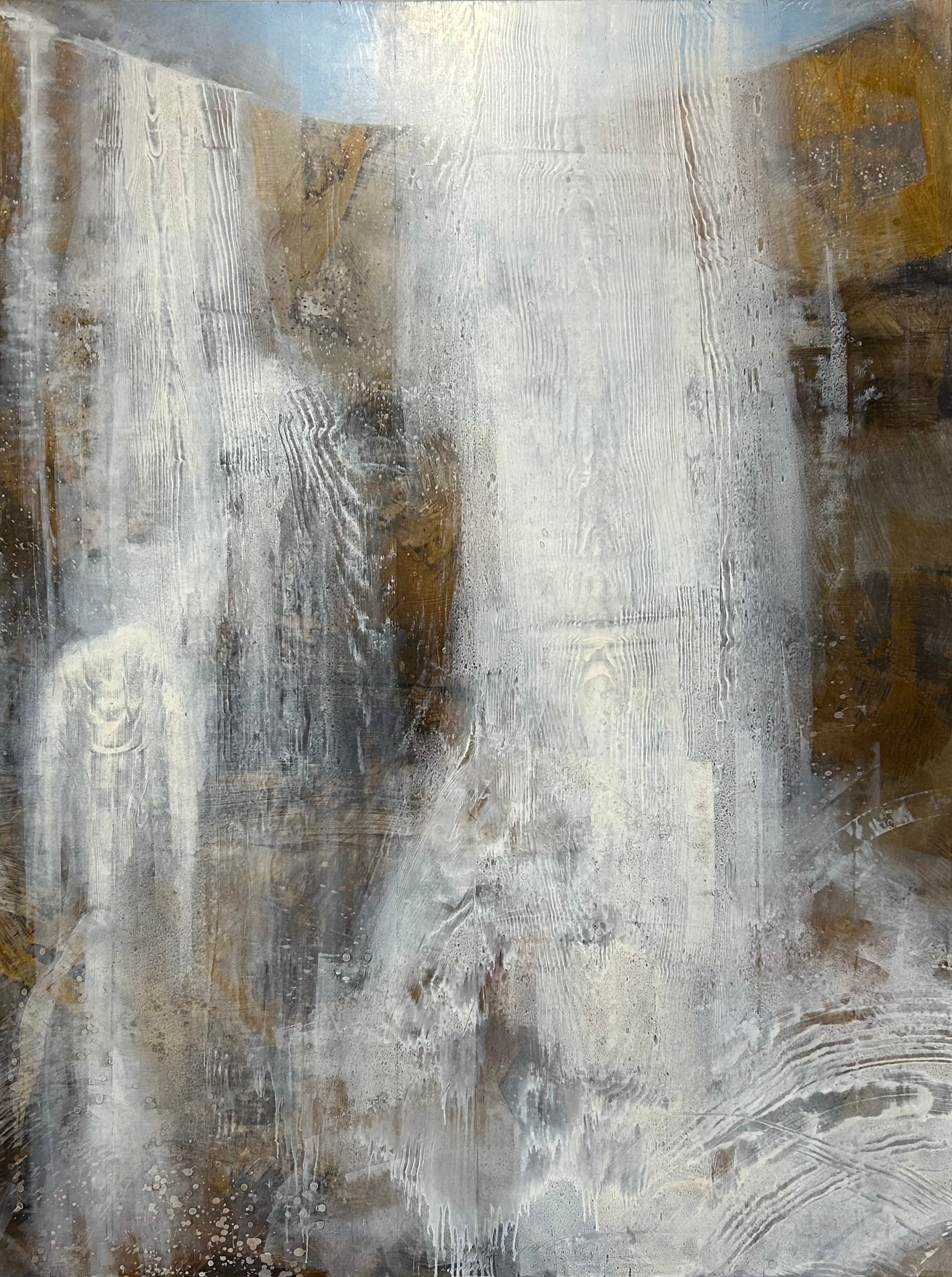 Water Falling by Carol Bennett - Tiffany's Art Agency - Carol Bennett