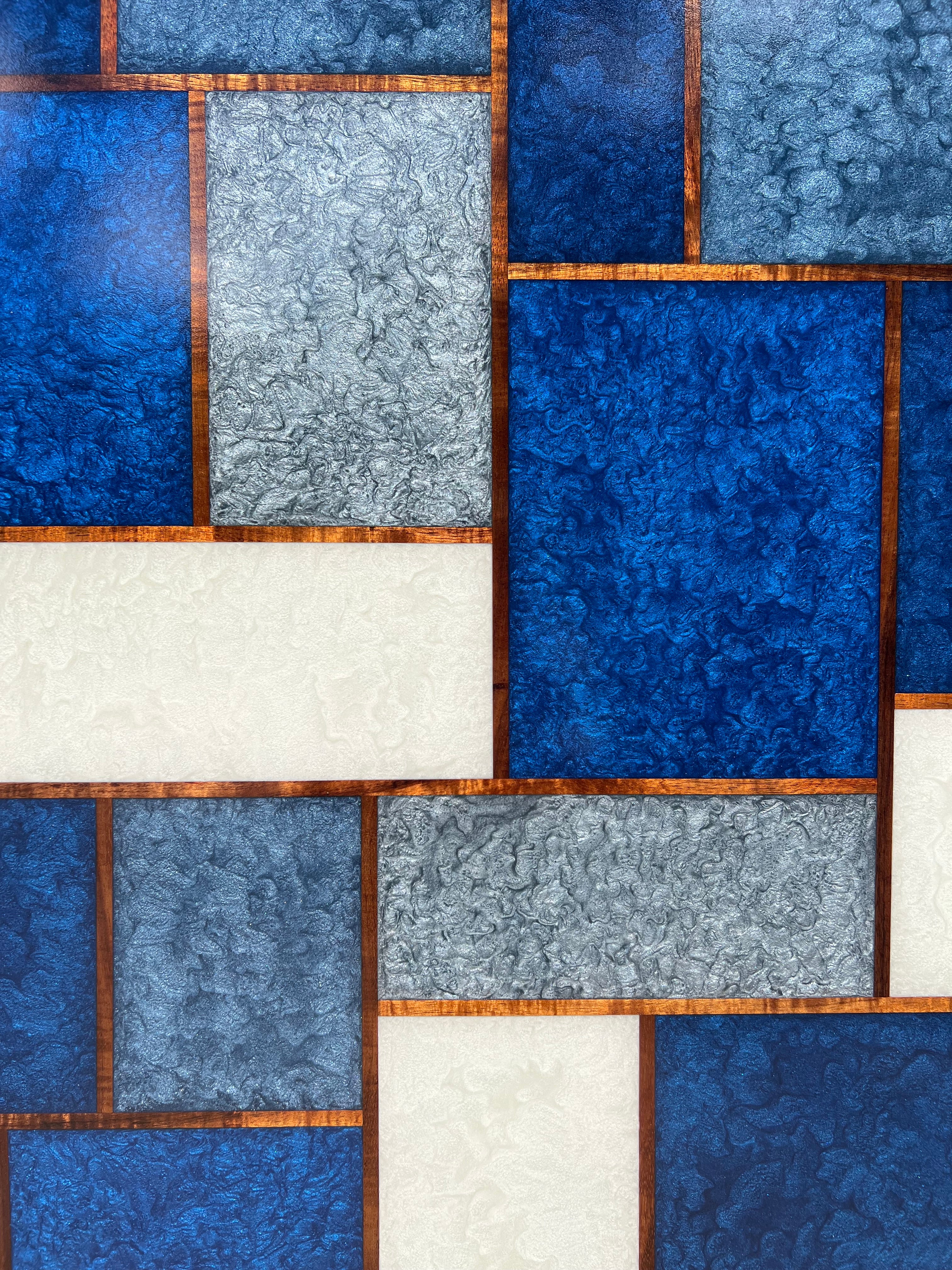 Modern Blues by Timothy Allan Shafto - Tiffany's Art Agency - Timothy Allan Shafto