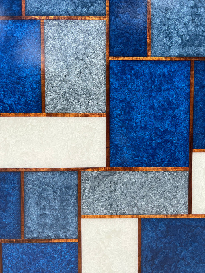 Modern Blues by Timothy Allan Shafto - Tiffany's Art Agency - Timothy Allan Shafto