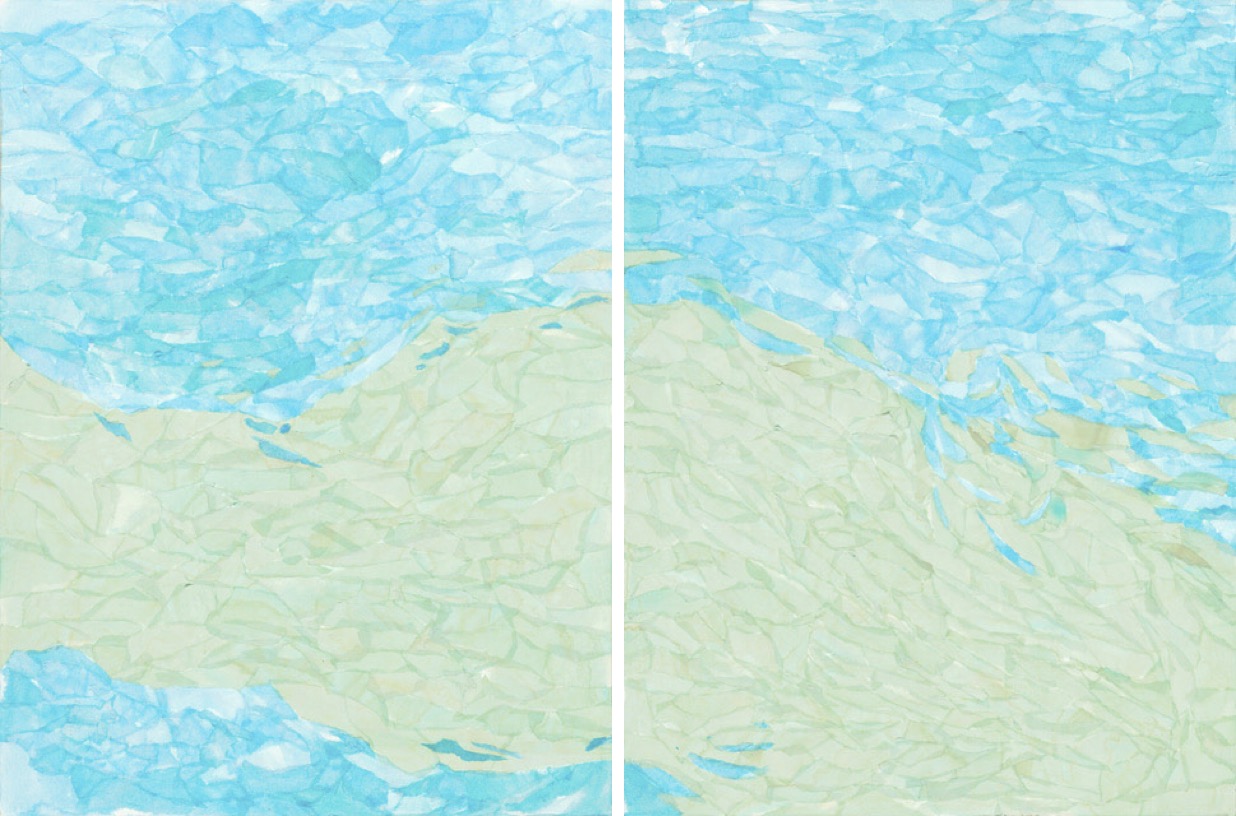 Intermingling Diptych by Mary Spears - Tiffany's Art Agency - Mary Spears