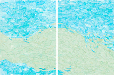 Intermingling Diptych by Mary Spears - Tiffany's Art Agency - Mary Spears