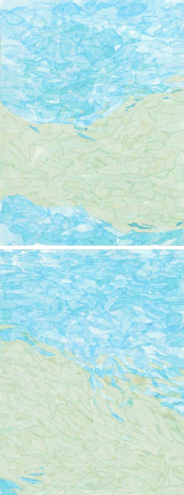 Intermingling Diptych by Mary Spears - Tiffany's Art Agency - Mary Spears