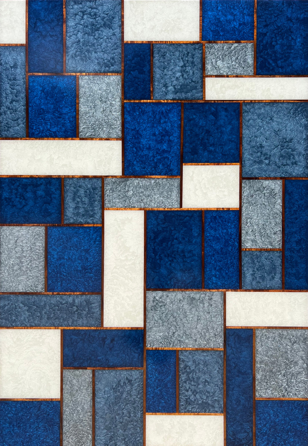Modern Blues by Timothy Allan Shafto - Tiffany's Art Agency - Timothy Allan Shafto
