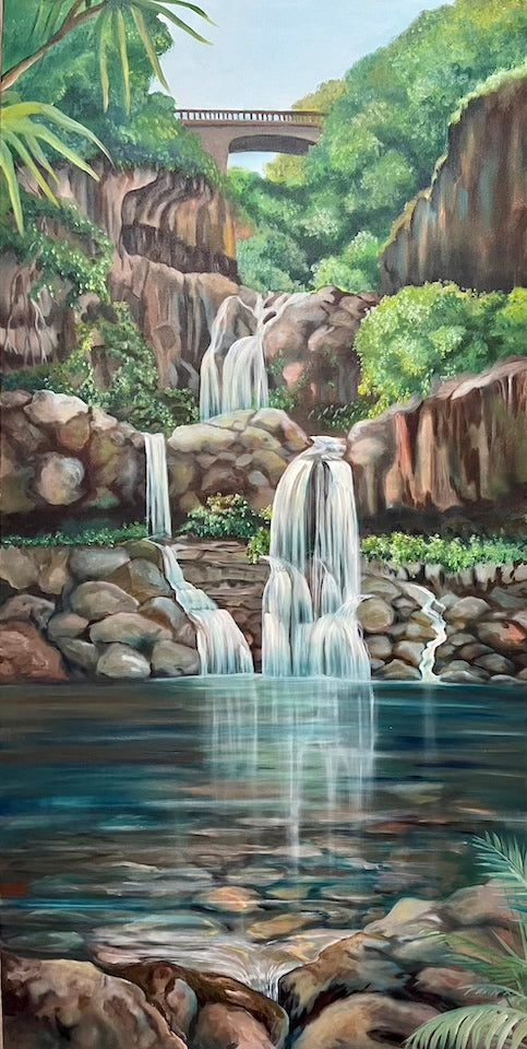 Sacred Pools by Tina Ah Puck - Tiffany's Art Agency - Tina Ah Puck