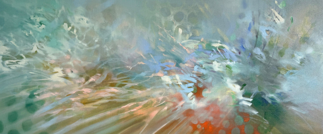 Corals and Florals Series: Still Blooming by Kristie Fujiyama Kosmides - Tiffany's Art Agency - Kristie Kosmides