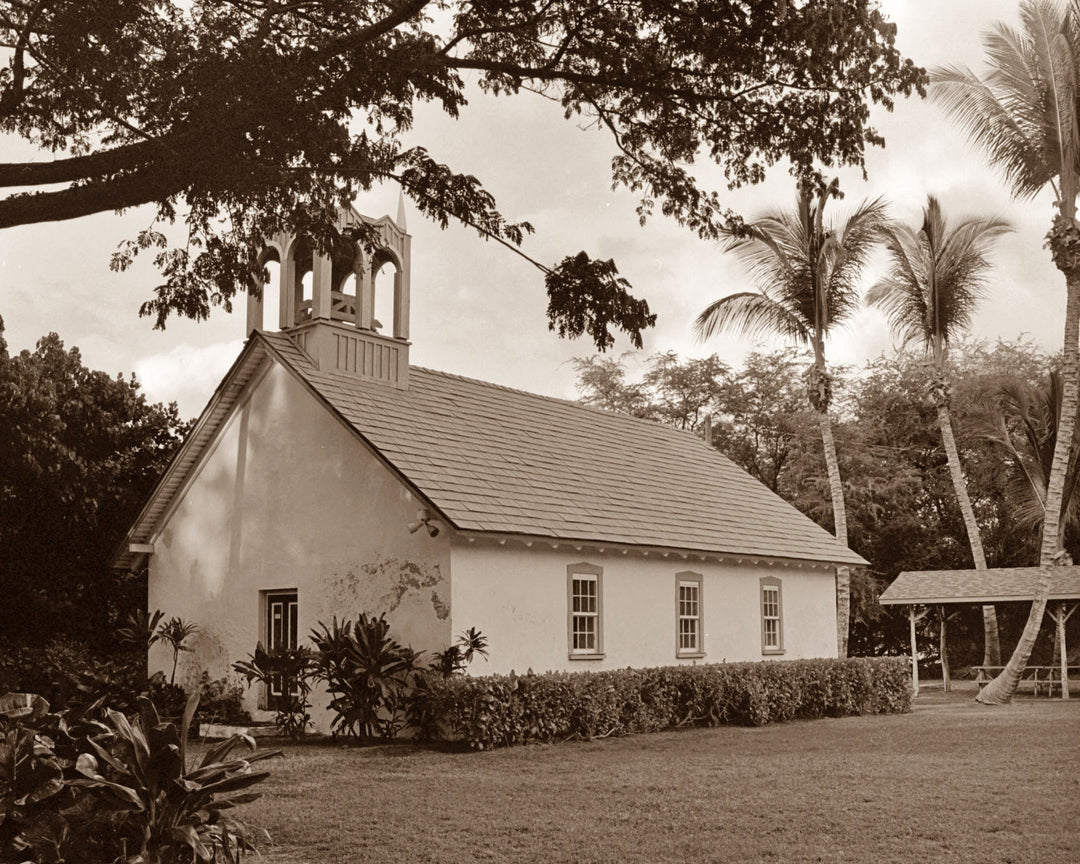 Hokuloa Church by Cathy Shine - Tiffany's Art Agency - Cathy Shine