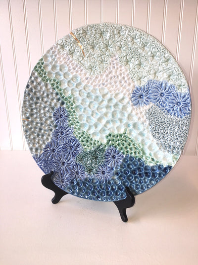 Kintsuge Ocean Confluence Platter - Tiffany's Art Agency - Zoe Johnson