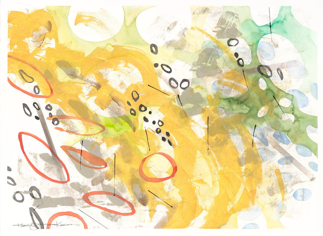 Abstract Watercolor 1 by Kristie Kosmides - Tiffany's Art Agency - Kristie Kosmides