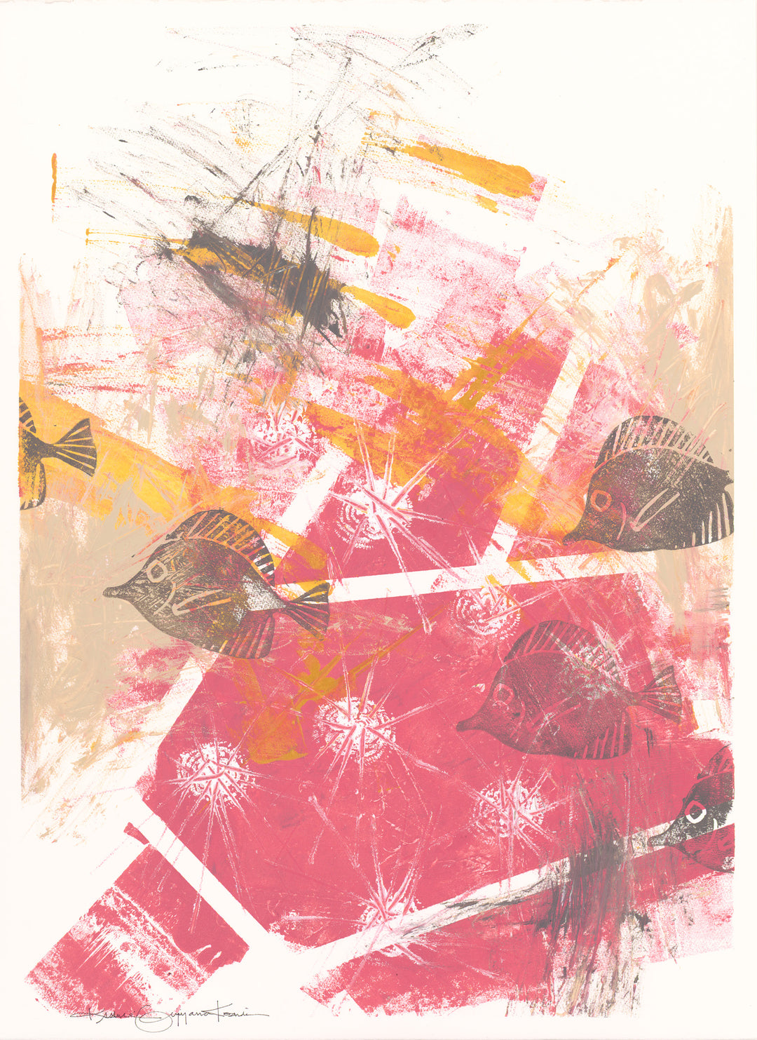 Abstract Watercolor 3 by Kristie Kosmides - Tiffany's Art Agency - Kristie Kosmides