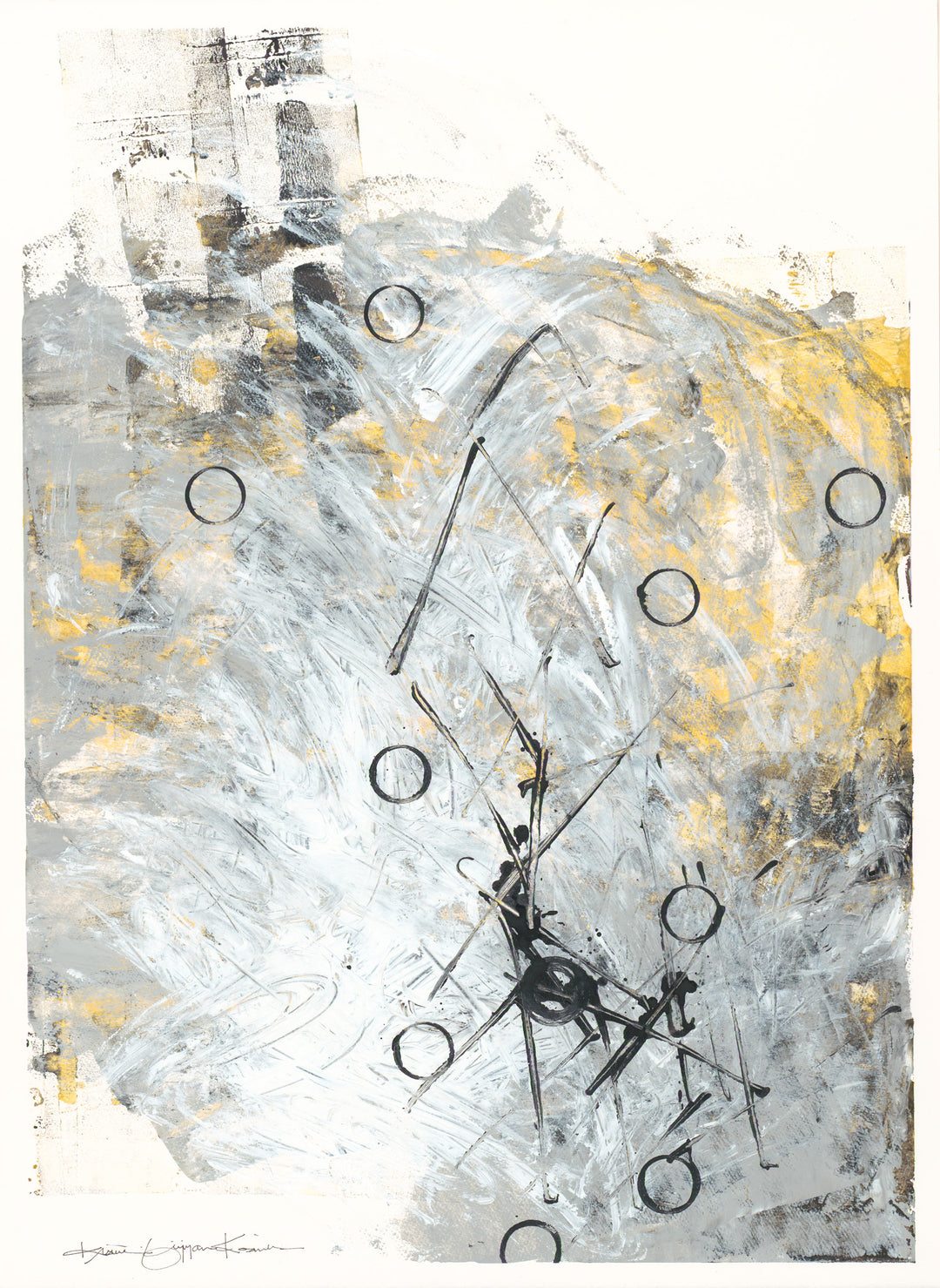 Abstract Watercolor 4 by Kristie Kosmides - Tiffany's Art Agency - Kristie Kosmides