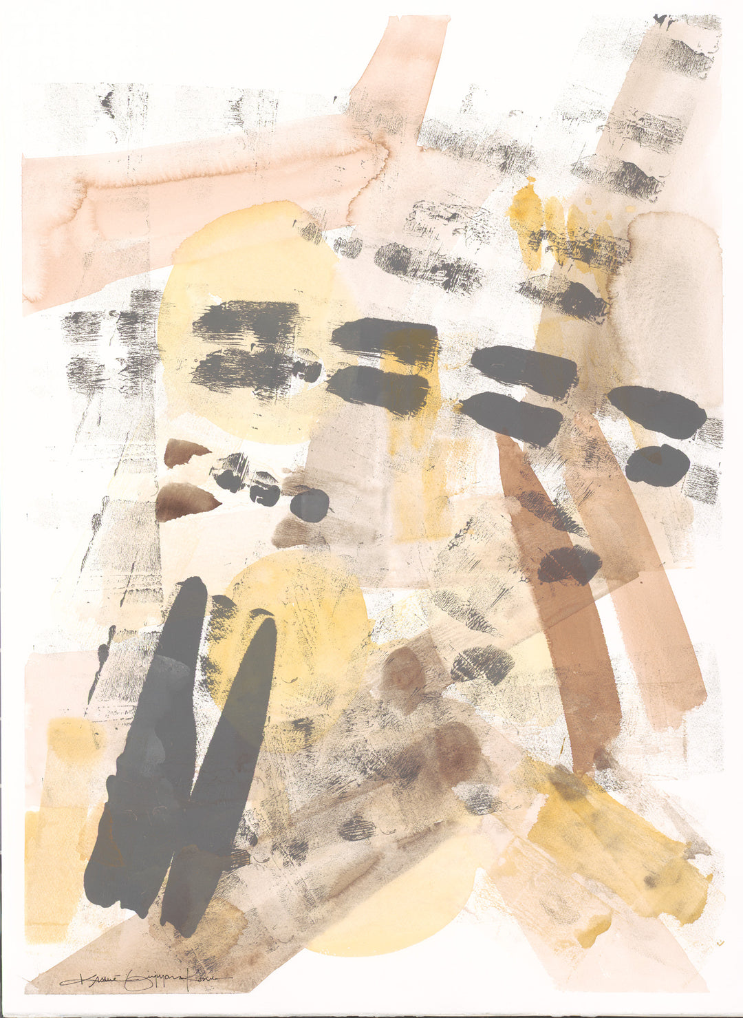 Abstract Watercolor 6 by Kristie Kosmides - Tiffany's Art Agency - Kristie Kosmides