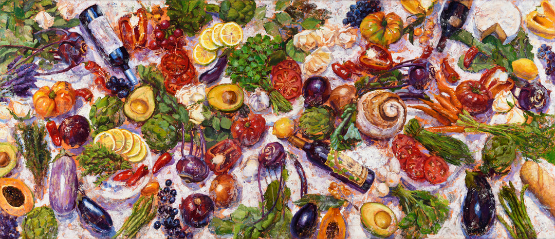 Savory Celebration by Jeanne Bitz - Tiffany's Art Agency - Jeanne Bitz