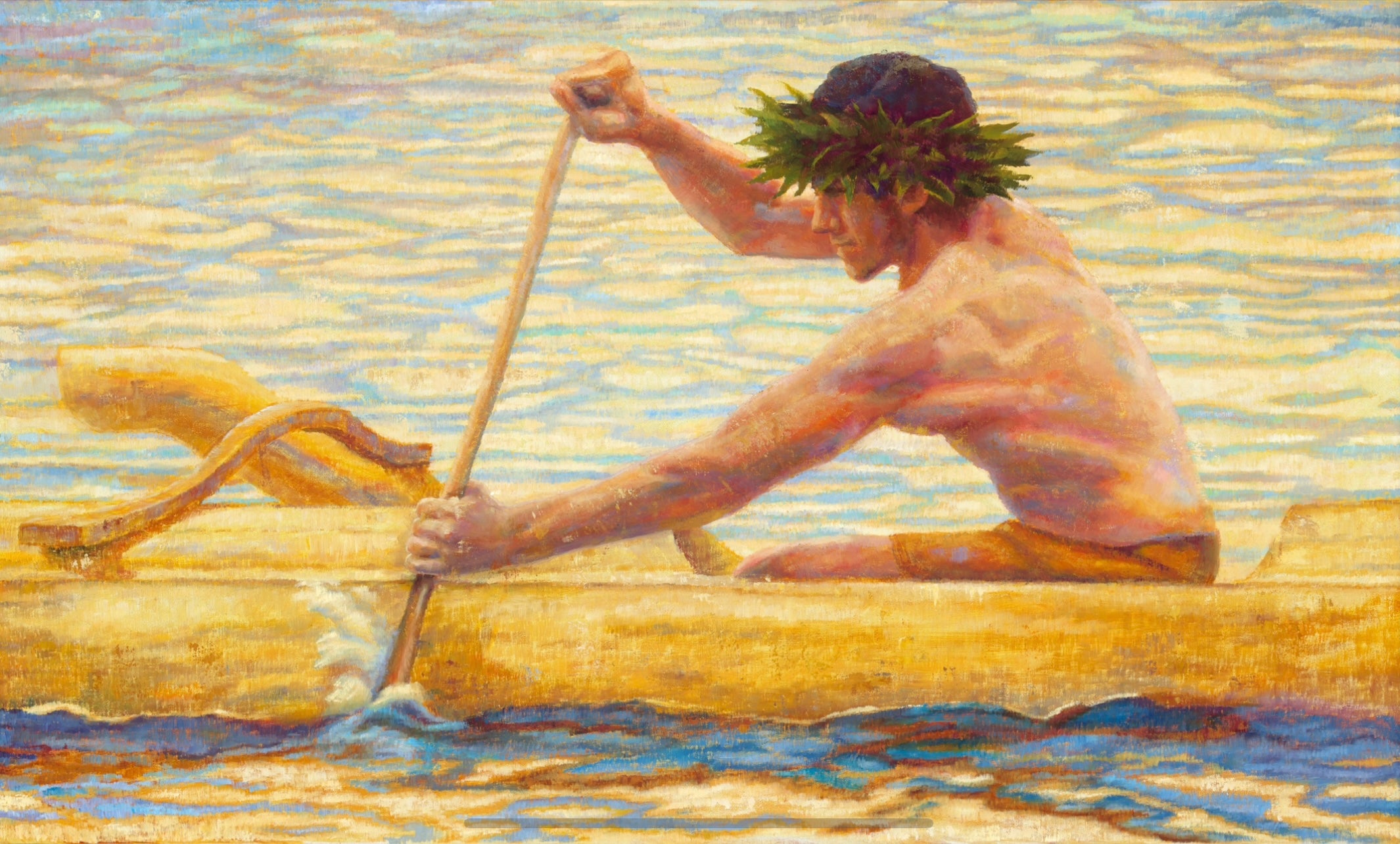 Aloha Aku No, Aloha Mai No Diptych by Jeanne Bitz - Tiffany's Art Agency - Jeanne Bitz