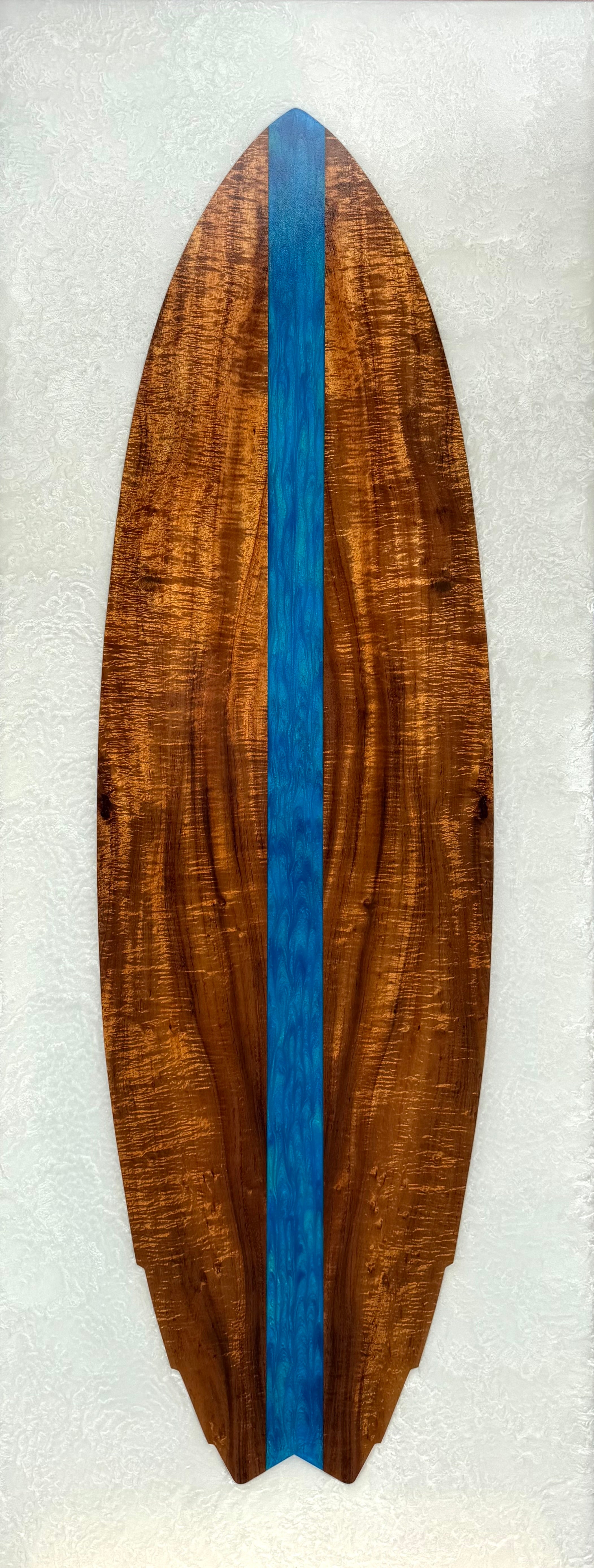 Aloha Surfboard - Blue by Timothy Allan Shafto - Tiffany's Art Agency - Timothy Allan Shafto