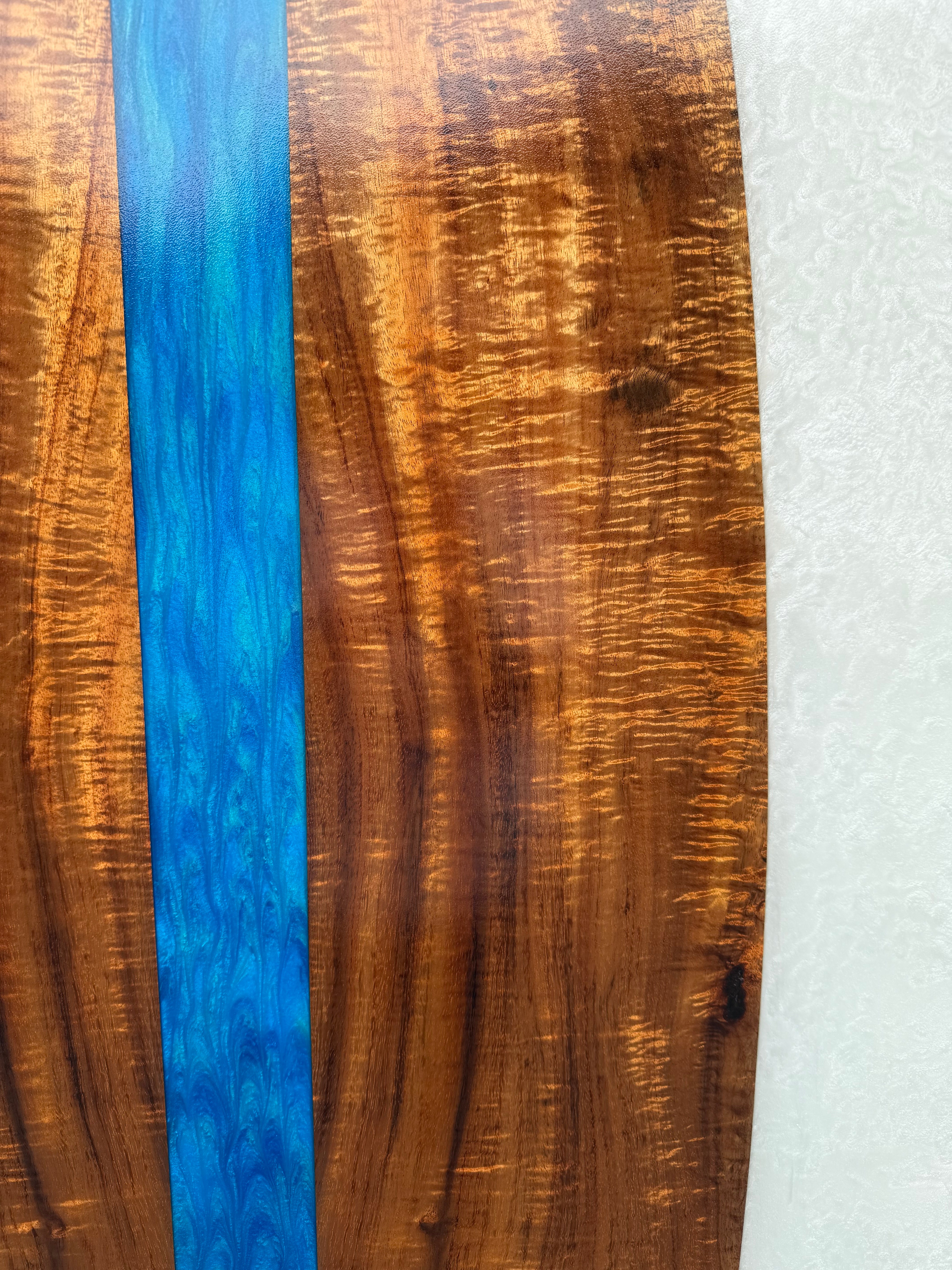 Aloha Surfboard - Blue by Timothy Allan Shafto - Tiffany's Art Agency - Timothy Allan Shafto