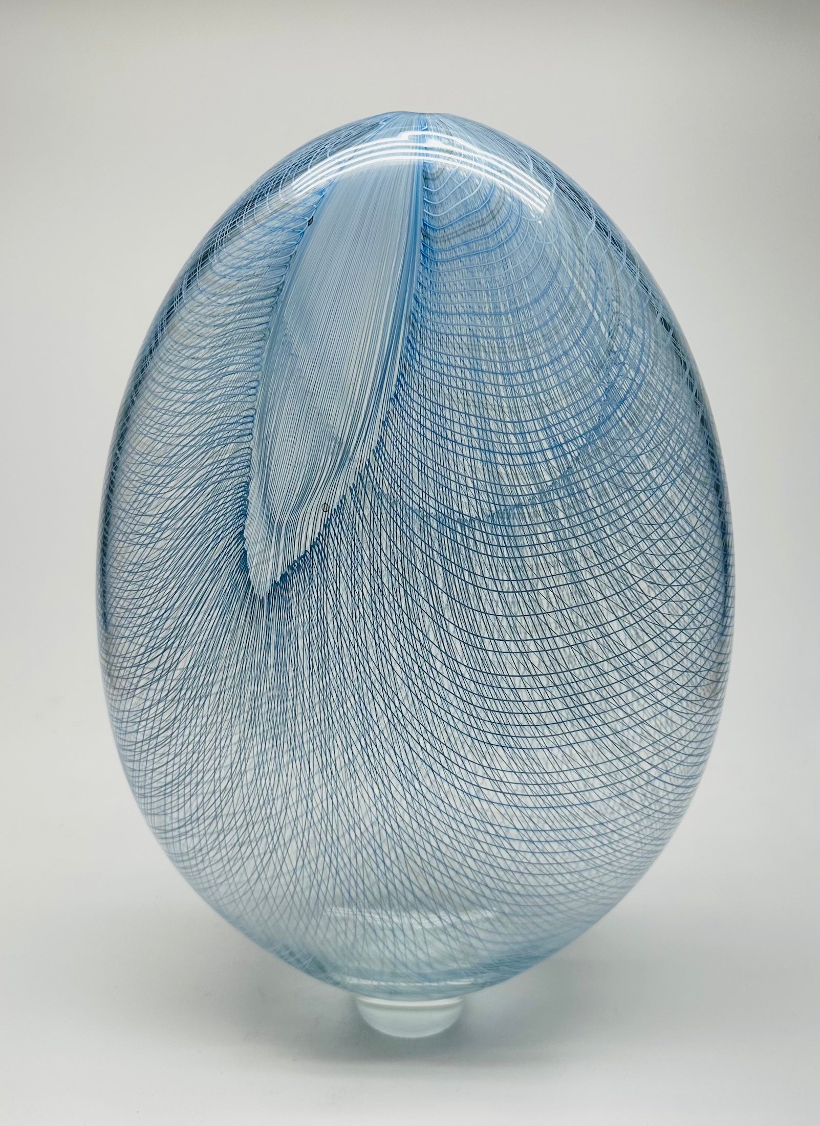 Blue White Net by Tobias Mohl