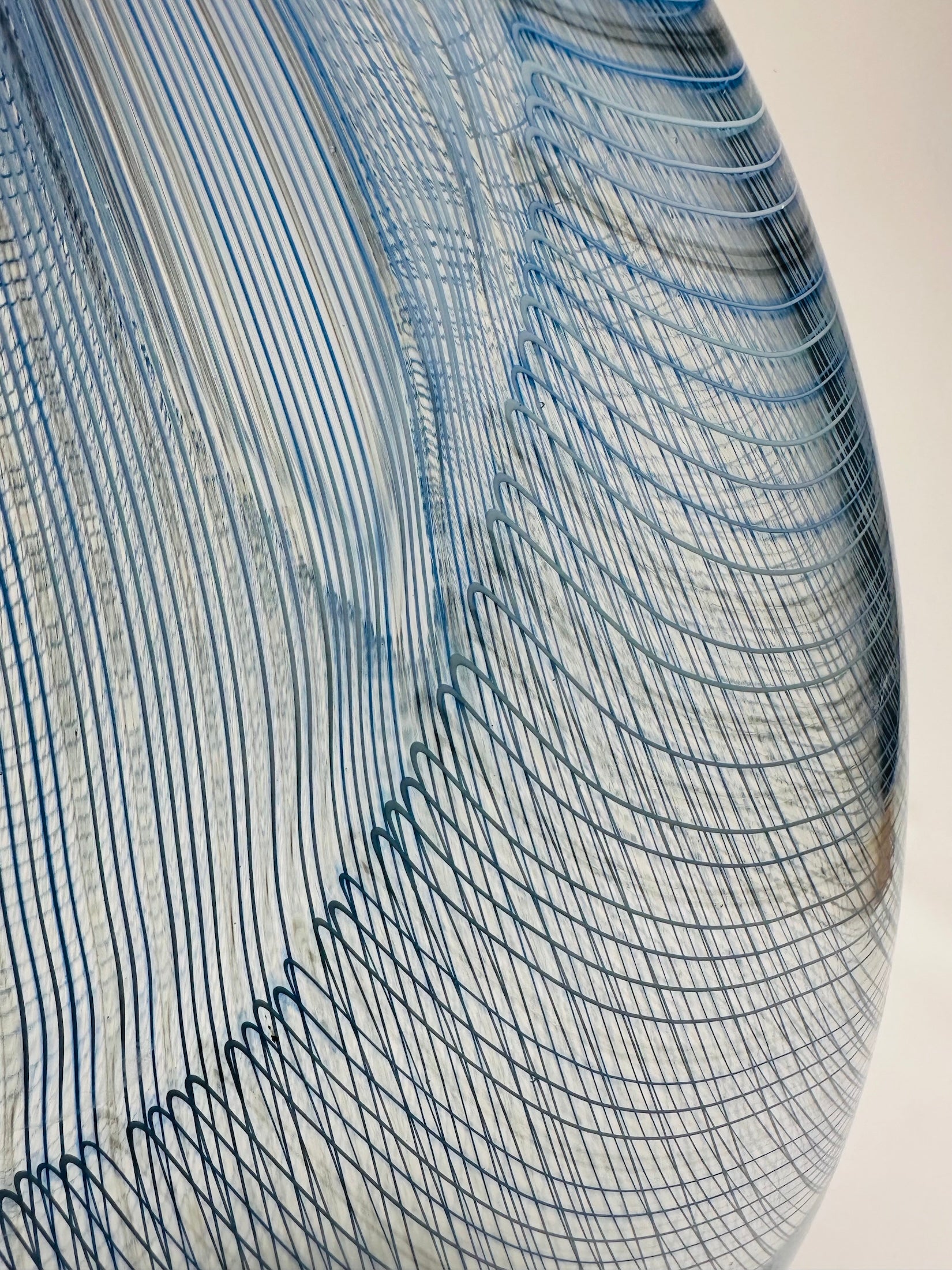 Blue White Net by Tobias Mohl