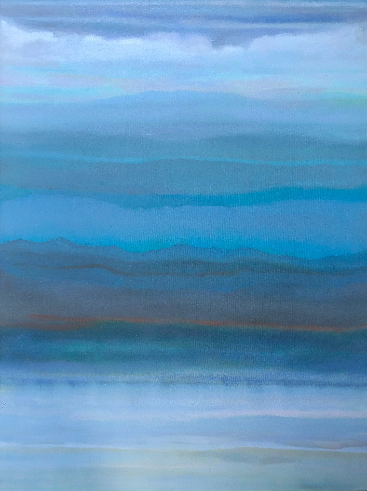 Breathing in the Sea and the Sky by Stephanie Sachs - Tiffany's Art Agency - Stephanie Sachs
