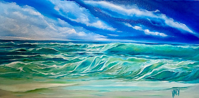 Emerald Coast by Valeria Mastrascusa - Tiffany's Art Agency - Valeria Mastrascusa