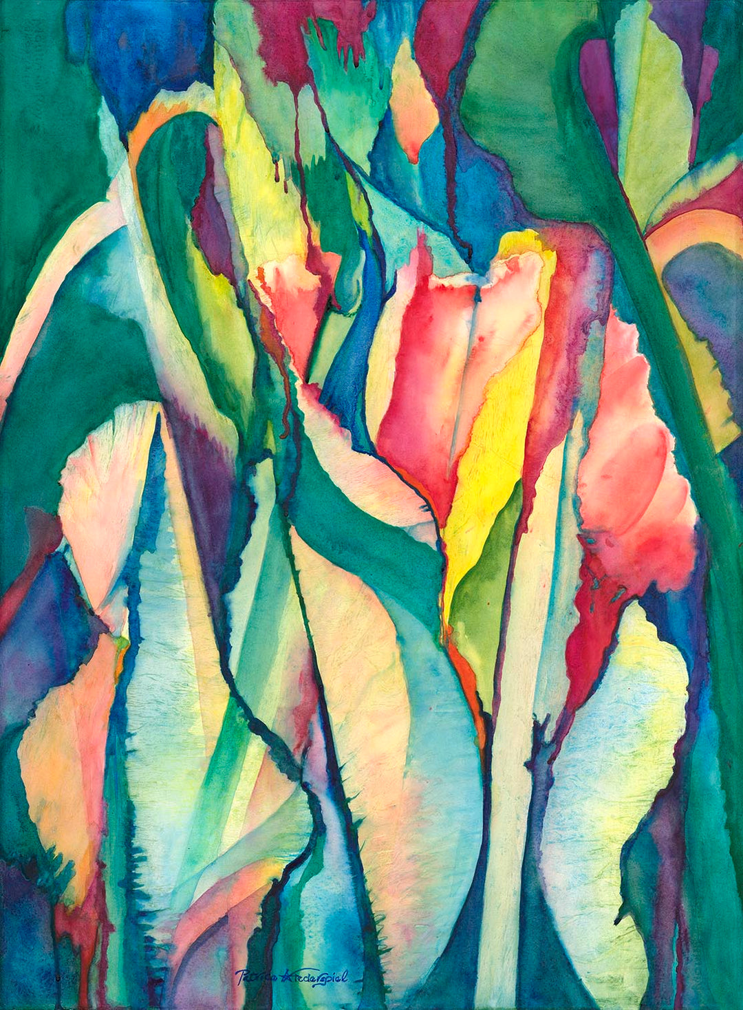 Reimagining Heliconia by Patrice Federspiel - Tiffany's Art Agency - Patrice Federspiel