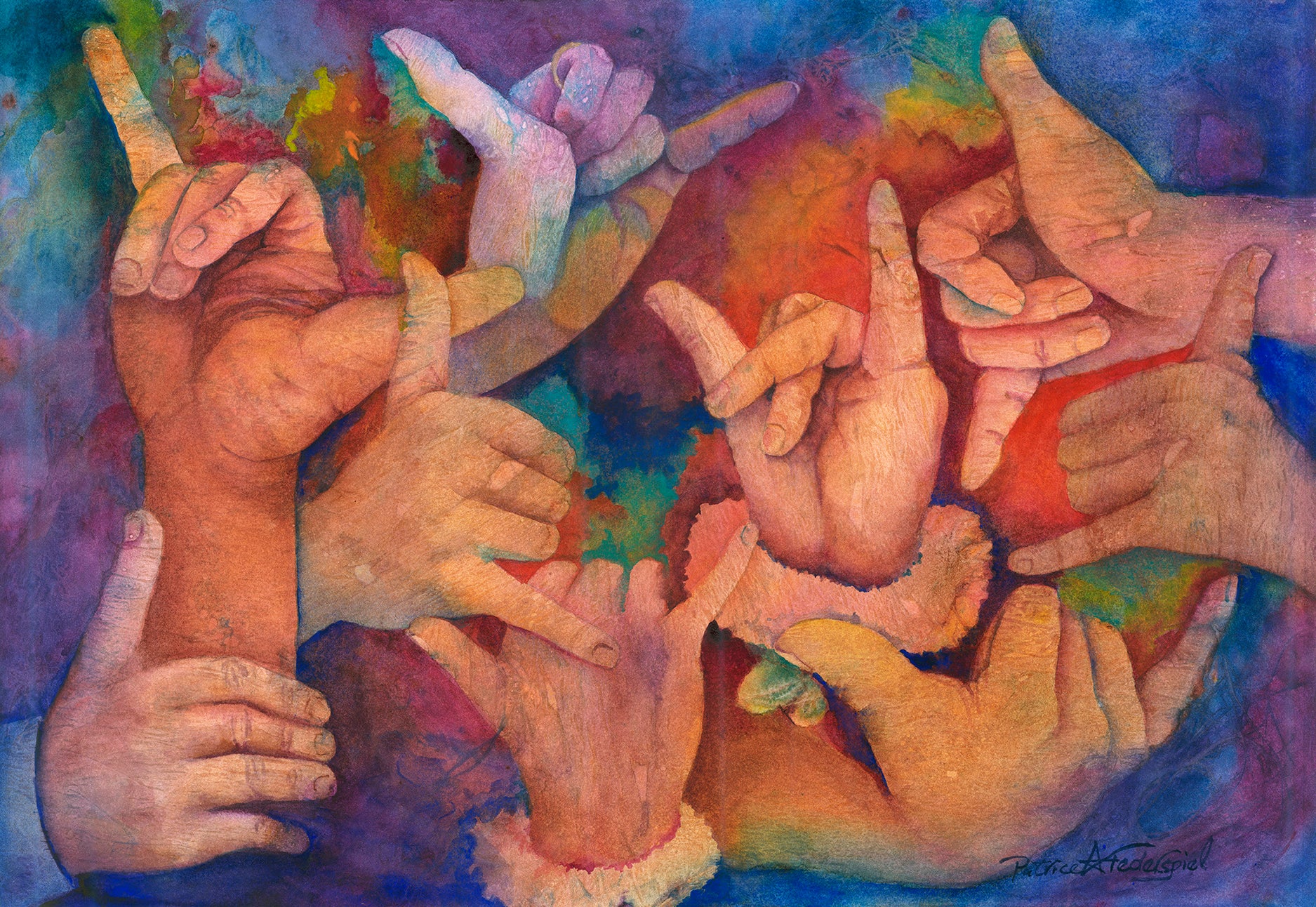 Shaka Love by Patrice Federspiel - Tiffany's Art Agency - Patrice Federspiel