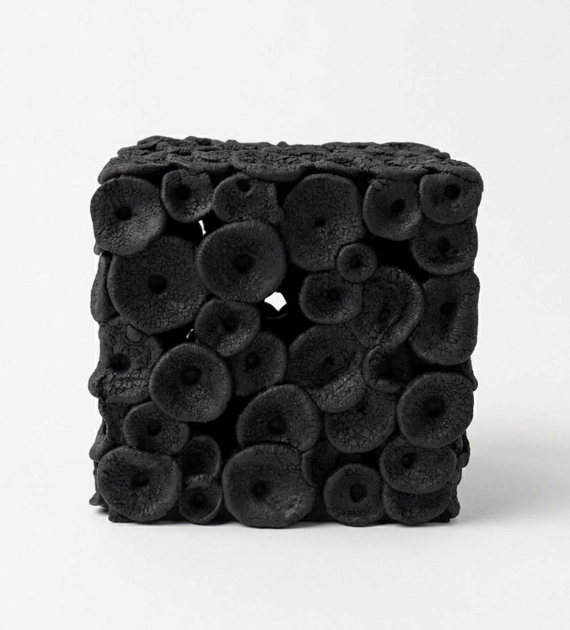 Geometrized Seascape Black 2 by Jisoo Boggs - Tiffany's Art Agency