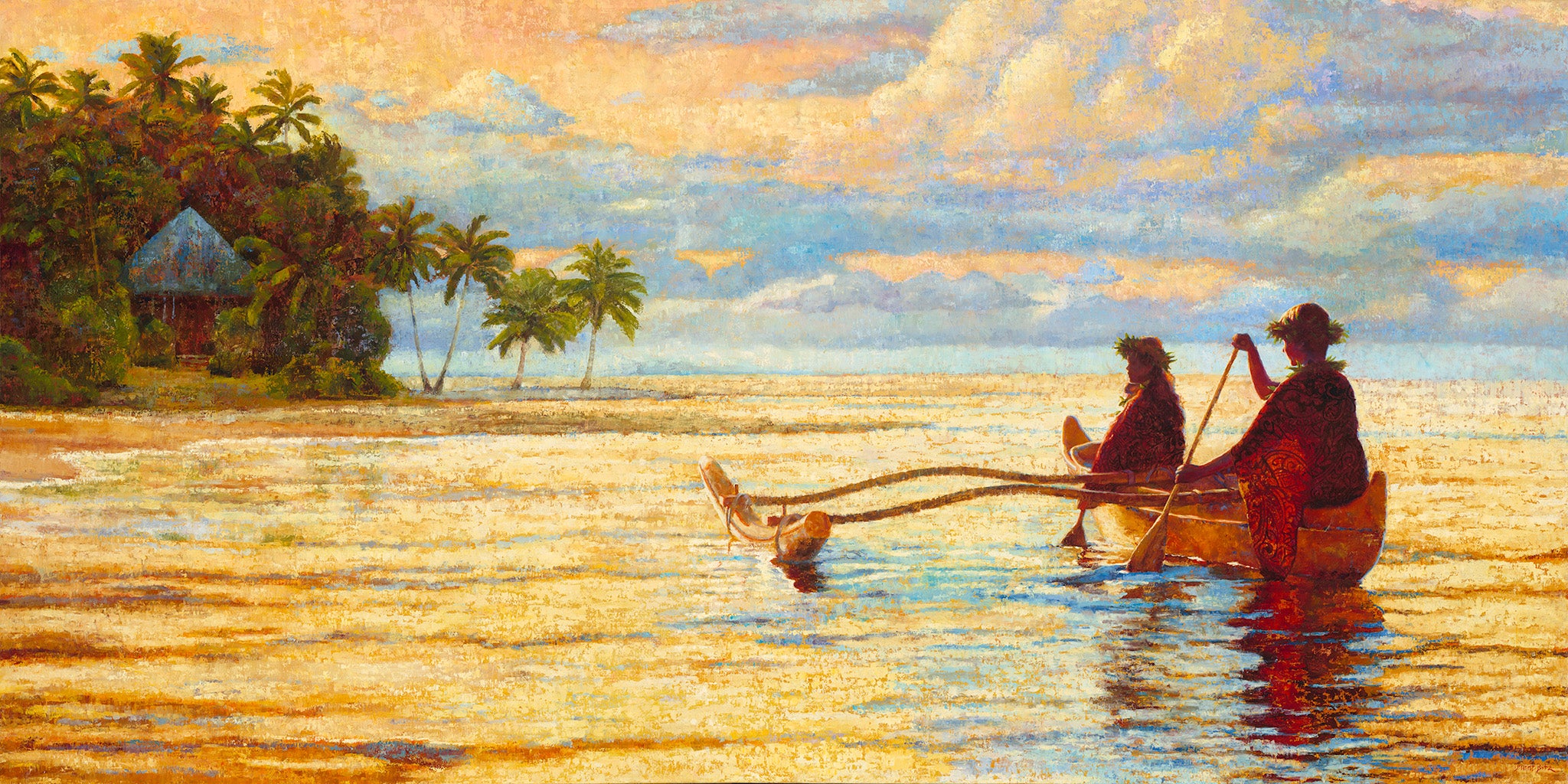 Ho’olohe I Ka Moana by Jeanne Bitz - Tiffany's Art Agency - Jeanne Bitz