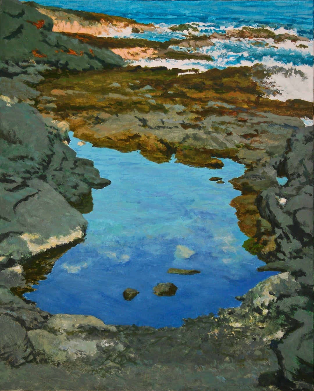 Tide Pools at Punalu'u by Peter Loftus - Tiffany's Art Agency - Peter Loftus