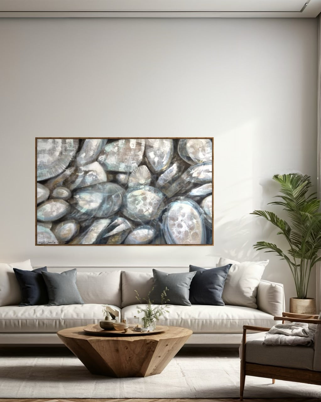 Shells & Pebbles by Kristie Kosmides - Tiffany's Art Agency - Kristie Kosmides