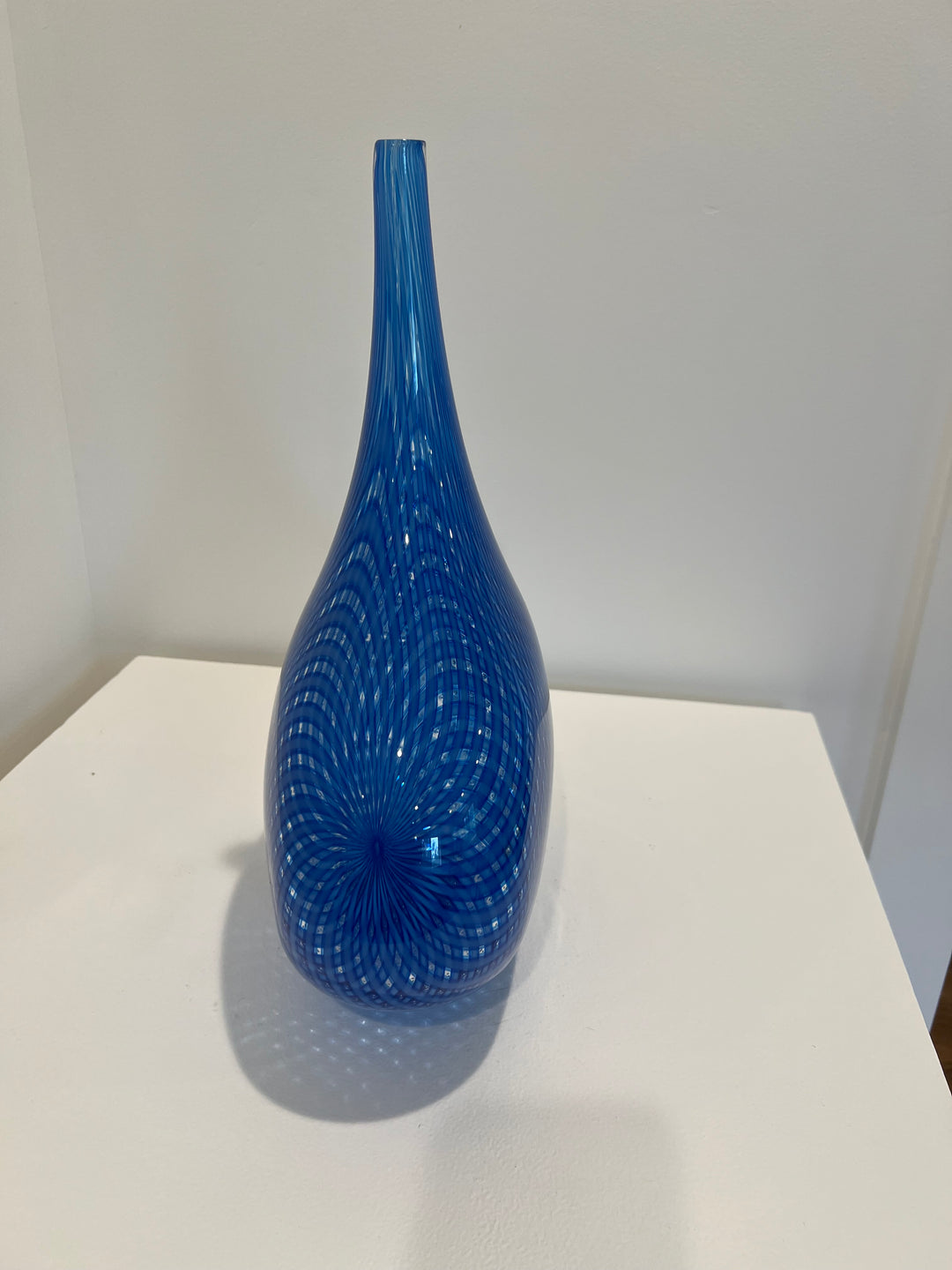 Blue Reticello Vessel by Jordan Brant - Tiffany's Art Agency - Jordan Brant