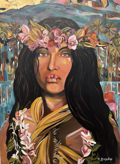 Laka Nui: Goddess of Hula by Heidi Buscher - Tiffany's Art Agency - Heidi Buscher