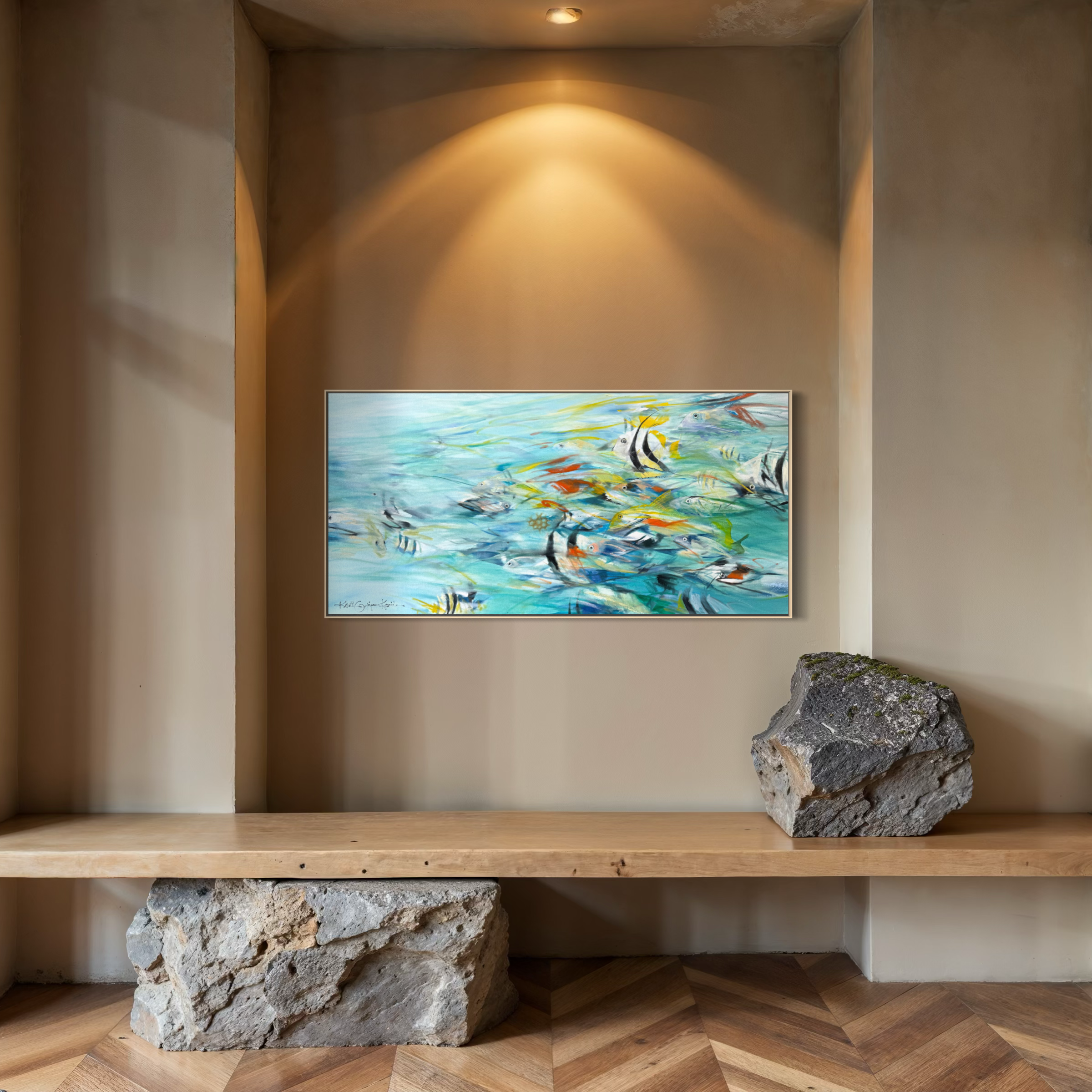 Happy Place by Kristie Kosmides - Tiffany's Art Agency - Kristie Kosmides