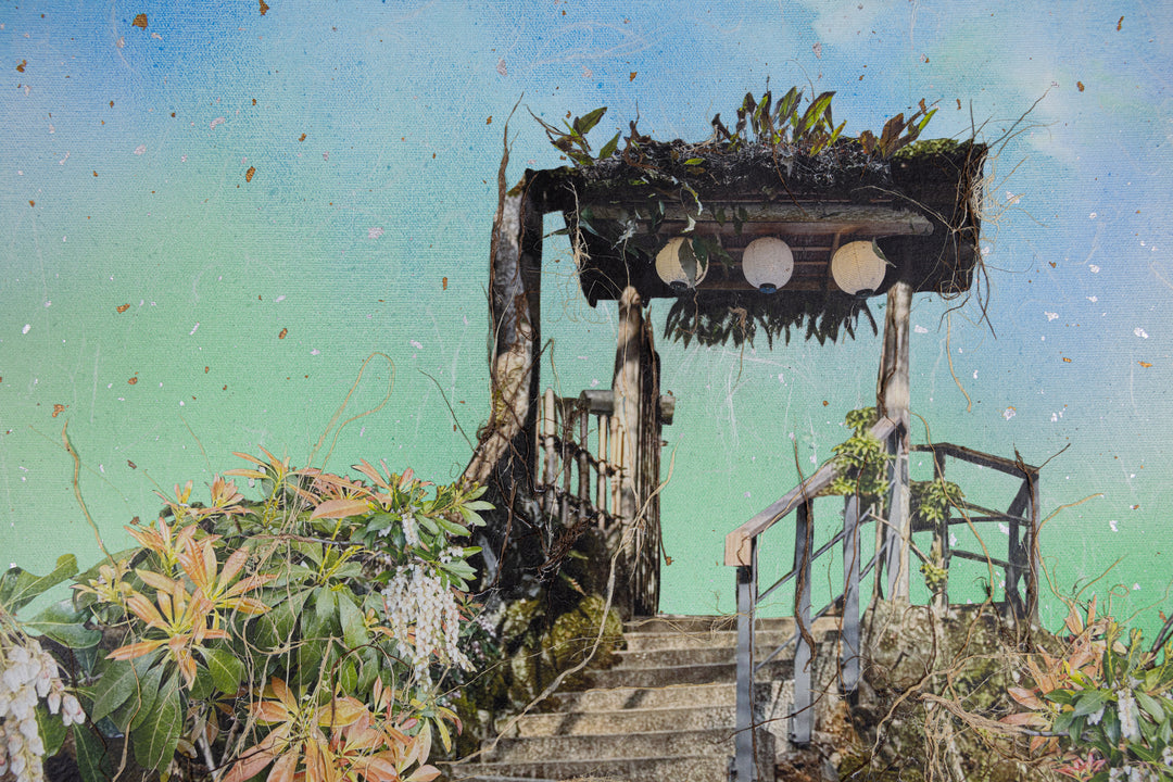 Somewhere Near and Far, Katsuragawa Staircase by Margo Ray - Tiffany's Art Agency - Margo Ray