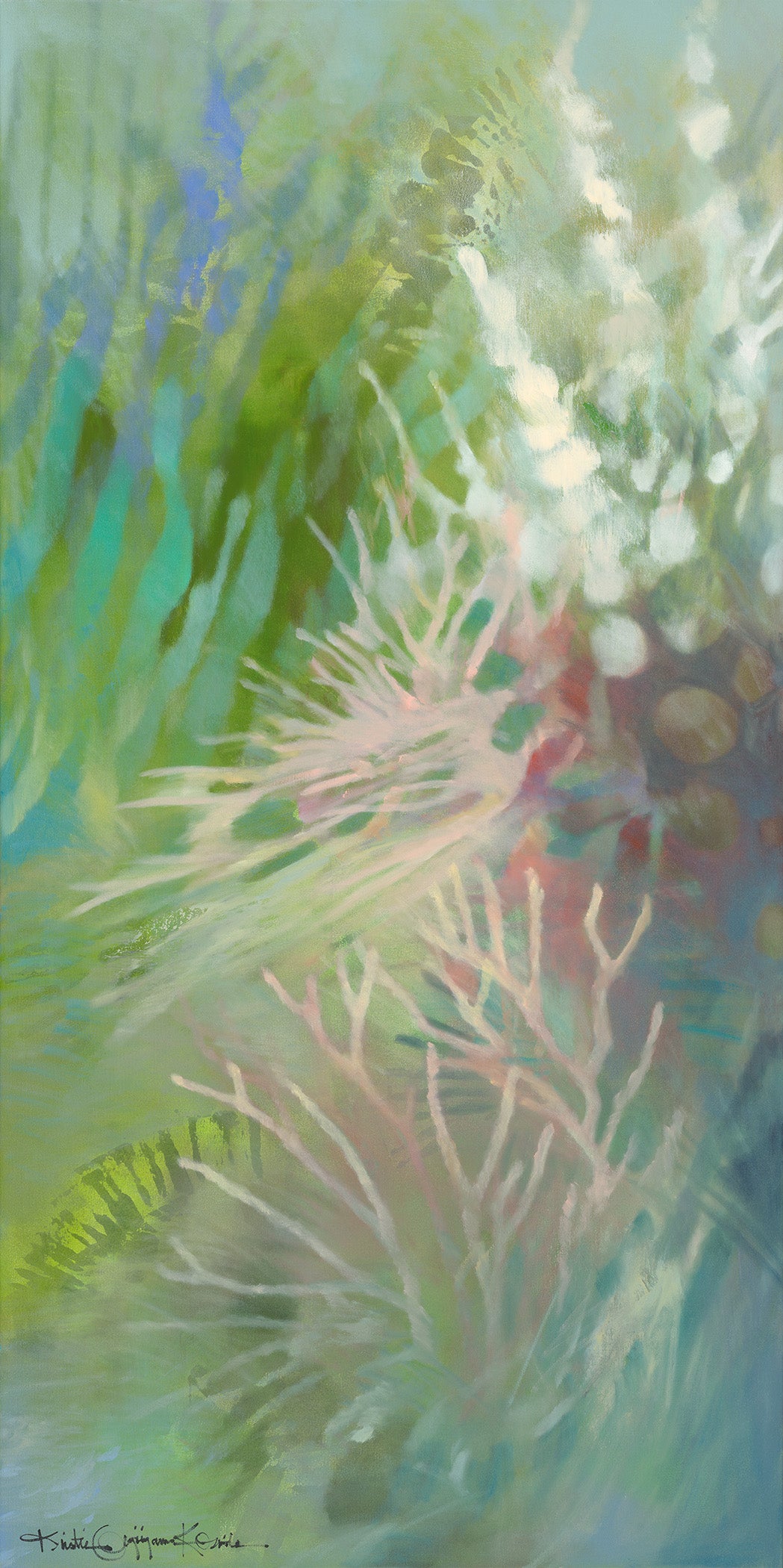 Corals and Florals Series: Ichigo Ichie by Kristie Fujiyama Kosmides - Tiffany's Art Agency - Kristie Kosmides