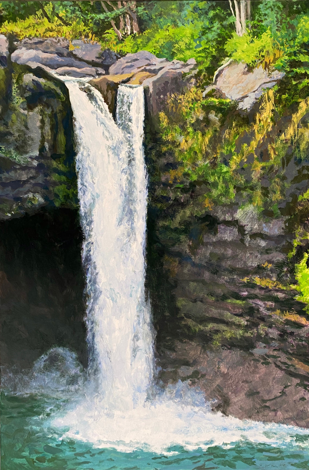 Rainbow Falls by Peter Loftus - Tiffany's Art Agency - Peter Loftus