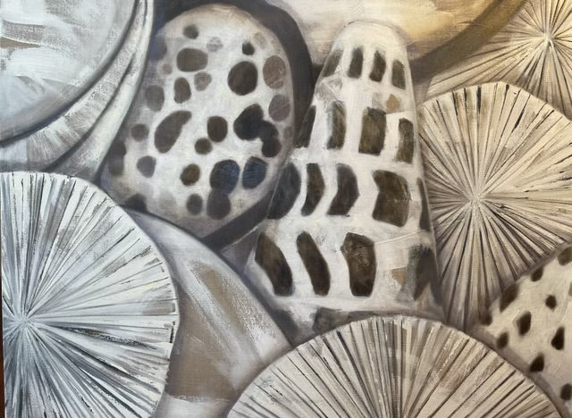 Sea Shells by Kristie Fujiyama Kosmides - Tiffany's Art Agency - Kristie Kosmides