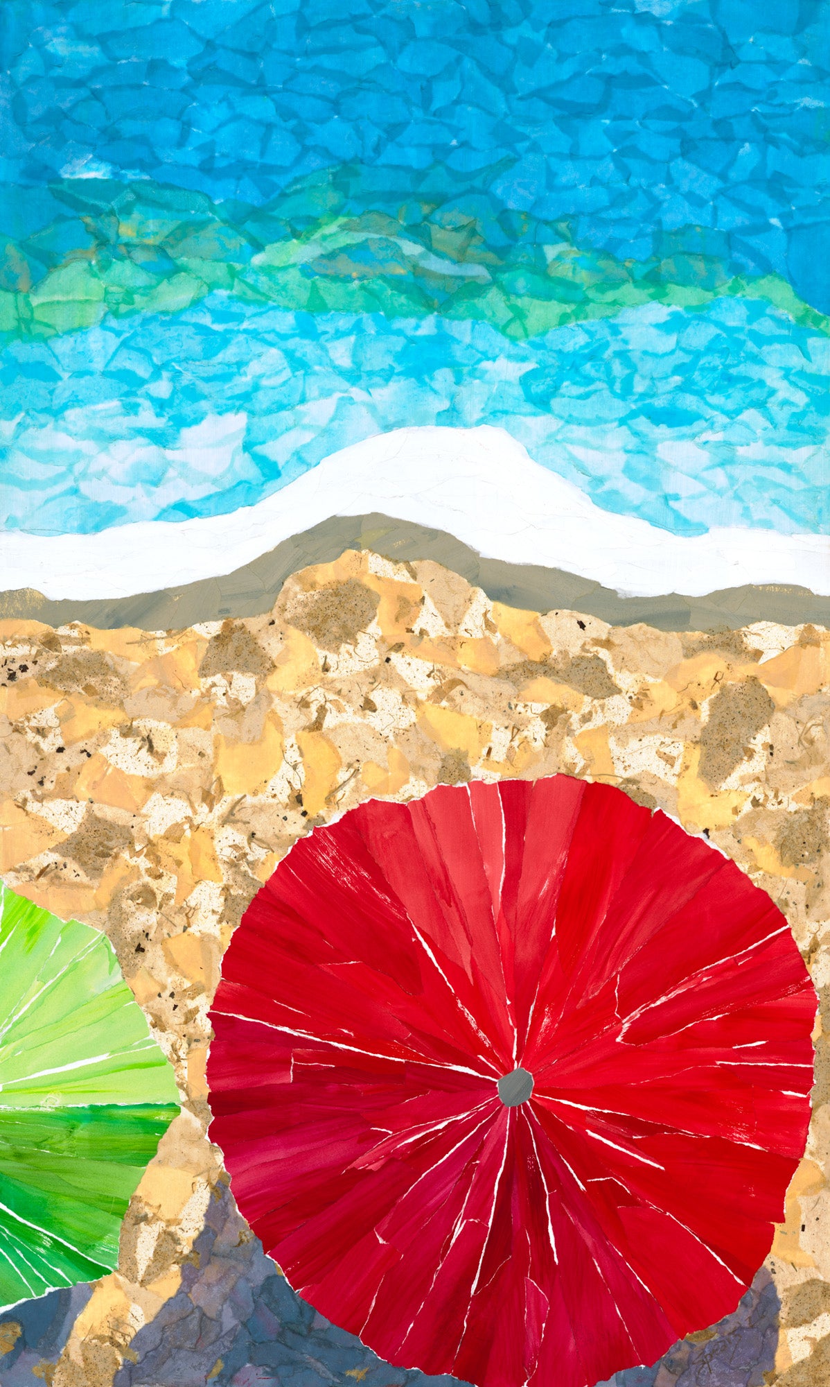 The Big Red Umbrella by Mary Spears - Tiffany's Art Agency