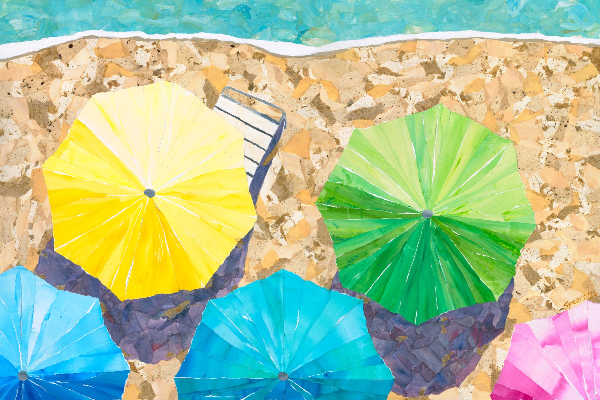 Sun-washed Umbrellas by Mary Spears - Tiffany's Art Agency