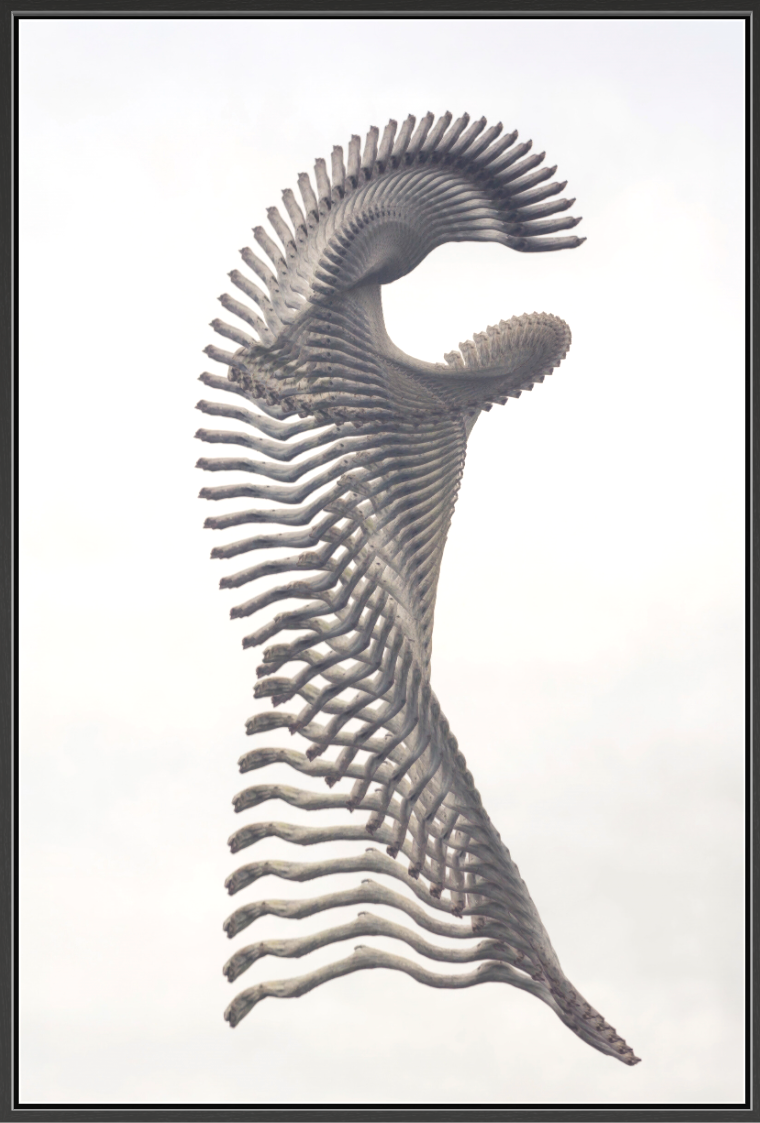 Temporal Sculpture 001 | Ohia Branch|60 Moments by Anders Carlson - Tiffany's Art Agency - Anders Carlson