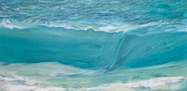 Verde Agua by Valeria Mastrascusa - Tiffany's Art Agency - Valeria Mastrascusa