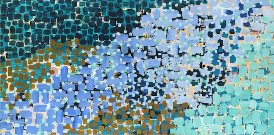 Tangled Up in Bleu by Taylor Binda - Tiffany's Art Agency